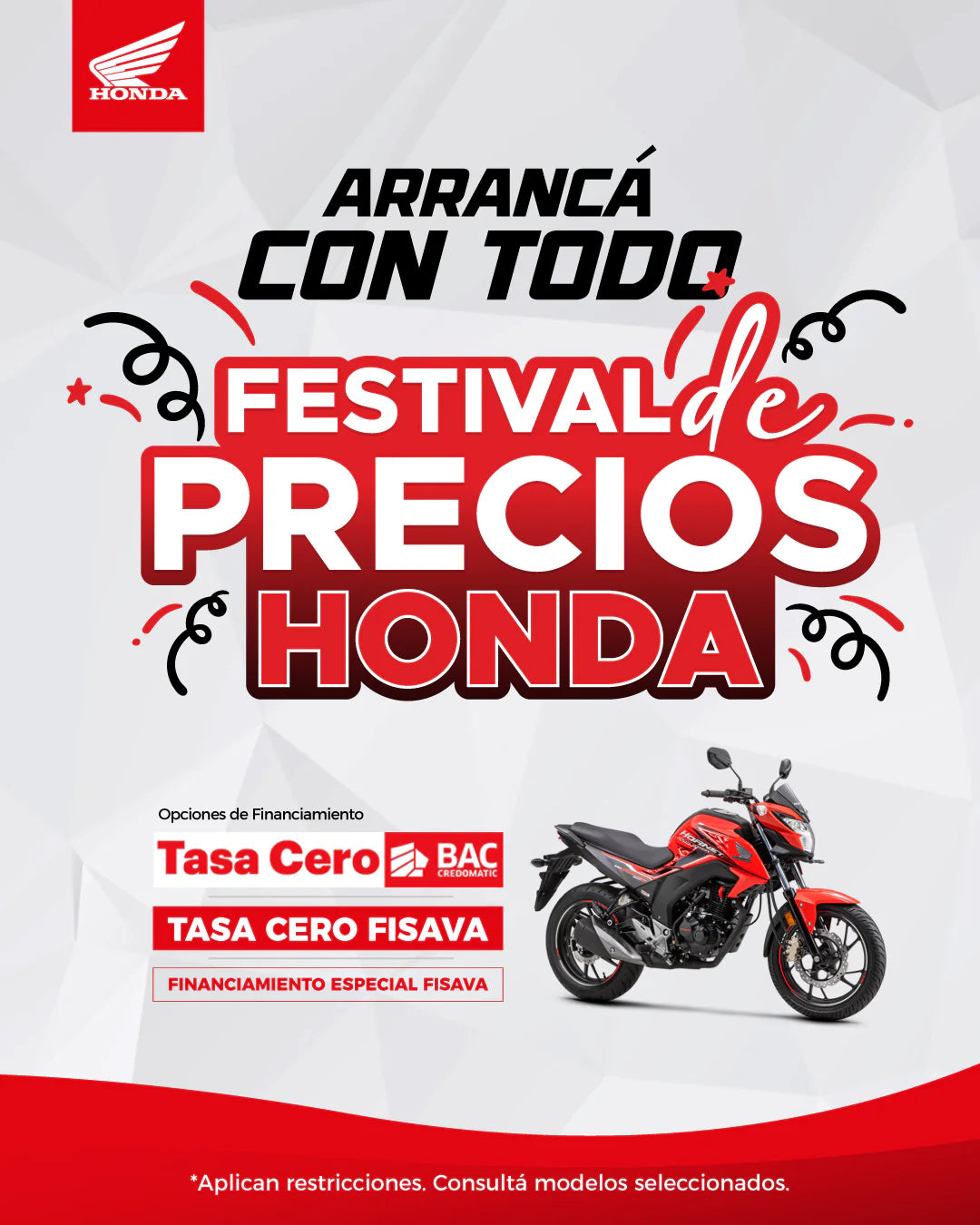 Festival de Precios Honda